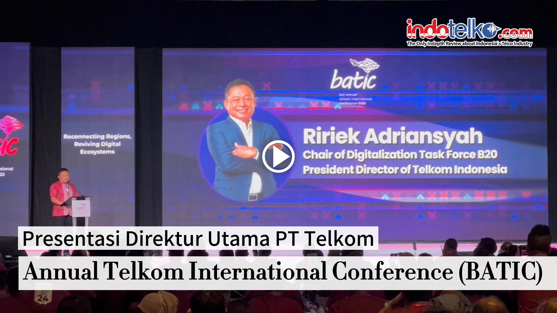 Presentasi Dirut Telkom dalam BATIC 2022
